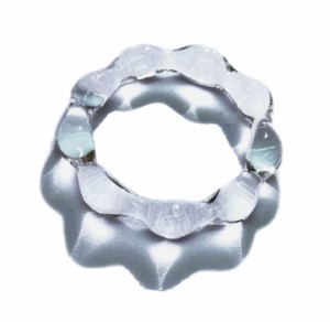 [sui] リング 指輪 ガラス つぶring 透明 クリア おしゃれ レディース メンズ アレルギー対応 プレゼント 女性 男性