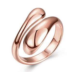 [Rockyu] ジュエリー ブランド 人気リング レディース シルバー シンプル ファッションリング 蛇 指輪