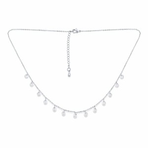 [Bling Jewelry] [ブリングジュエリー] クリスタル シンプル ホリデーパーティー チョーカーネックレス アジャスター付き