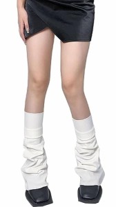 [Ekieta] レッグウォーマー 足首ウォーマー レッグウォーマー レディース 暖かい 防寒 靴下 修正された脚の形状 カフスカバー 女性 レッ