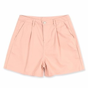 [Belle Cie] ハイウエスト ショートパンツ レディース タック入り ツイル キュロットパンツ (ST/No.27118)