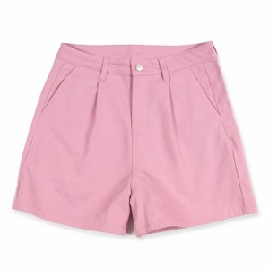 [Belle Cie] ハイウエスト ショートパンツ レディース タック入り ツイル キュロットパンツ (ST/No.27118)