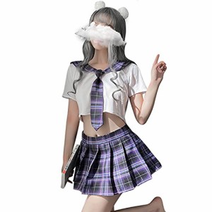 [JOMA-E Shop] ミニスカ セーラー服 セクシー コスプレ マリンガール コスチューム セーラー 白 コスプレ衣装 レディース 大人 セクシー 