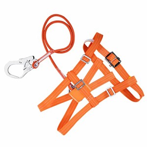 [J-ouuo] 6 タイプ屋外調節可能なクライムハーネス安全ベルト救助ロープ高所作業