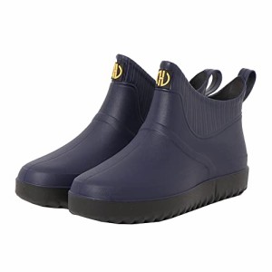 レインブーツ メンズ ショート 防水 ショートレインブーツ ラバーブーツ 雨靴 男性用 長靴 履きやすい 歩きやすい ソールの厚さ2.8cm