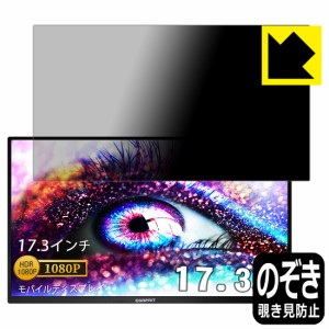 のぞき見防止 液晶保護フィルム Privacy Shield Corprit 17.3インチ モバイルモニター D170【PDA工房】