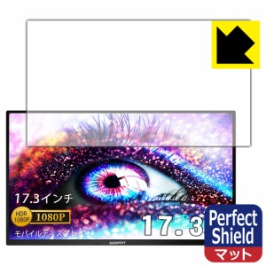 防気泡 防指紋 反射低減保護フィルム Perfect Shield Corprit 17.3インチ モバイルモニター D170【PDA工房】