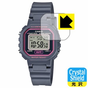 防気泡 フッ素防汚コート 光沢保護フィルム Crystal Shield CASIO LA-20WHシリーズ 用 液晶保護フィルム【PDA工房】