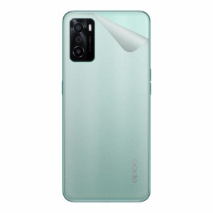 スキンシール OPPO A55s 5G 【透明・すりガラス調】【PDA工房】