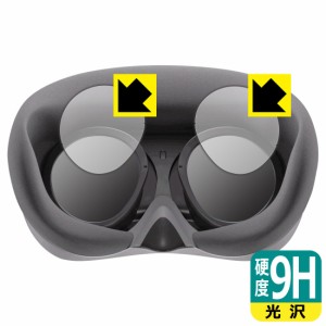  9H高硬度【光沢】保護フィルム VRヘッドセット PICO 4 (接眼レンズ部用)【PDA工房】