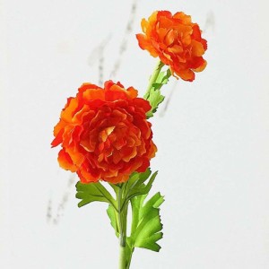 造花 花束 インテリア 北欧風 フェイクフラワー 菊 6本 オレンジ アーティフィシャルフラワー リアル スタイリッシュ プレゼント かれな