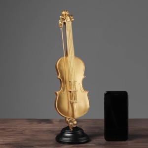 サックス 置物 大型 樹脂サックスモデル アクションフィギュア サックス楽器モデル L レジン製 スタンド 音楽 楽器装飾 置き物 デザイン 