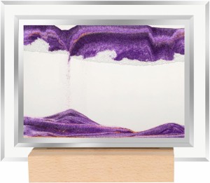 サンドピクチャー アートピクチャー 流砂絵画 置き型 ユニーク 流れる砂絵 動く砂 3D風景 美観性 芸術画 3D美しい効果 置物 タイプ1 砂の