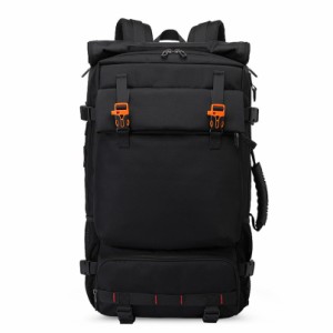 ザック 登山リュック 40L 救援笛 3WY 山登りバッグ 手提げ リュックザック 大容量 防水加工 デイバッグ アウトドアパック メンズ 軽い 丈