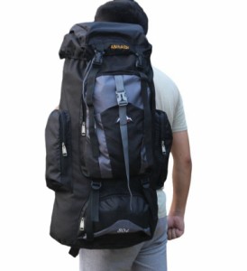 山登りバッグ 80L 登山用バッグ タクティカルリュック トレッキングバッグ ウェスト保護 アウトドアバッグ デイパック メンズ 収納性 通