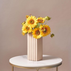 フェイクフラワー 陶器花瓶付き 造花セット 水やり不要 枯れない アートフラワー フラワーアレンジ シルクフラワー INS風 北欧 おしゃれ 