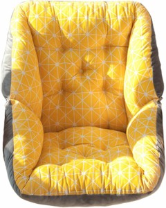 座椅子 座面クッション 45x45cm クッション 座布団 ローテーブル用 フロアチェア 低反発 冬用 椅子 車 腰枕 ソファー 腰を包む座れる毛布