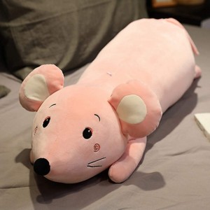 ぬいぐるみ ねずみ ネズミ 鼠 ロング 抱き枕 動物 抱きまくら クッション 70cm かわいい 癒し系 ふわふわ 女の子 男の子 彼女彼氏へ お誕