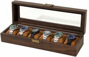 腕時計収納ケース 10本 木製 コレクションケース 腕時計保管 アクセサリーケース 腕時計ケース 収納ボックス ディスプレイケース おしゃ