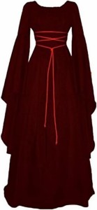 ハロウィン 仮装 レディース 中世 ドレス 魔女 中世ヨーロッパ コスプレ衣装 コスチューム 大人 女性 中世 貴族 衣装 ロングドレス お姫