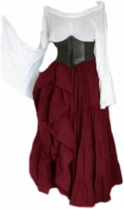 ハロウィン 仮装 レディース 中世 ドレス 貴族 中世ヨーロッパ コスプレ衣装 オペラ声楽 舞台衣装 ドレス 文化祭 コスプレ ステージ衣装 