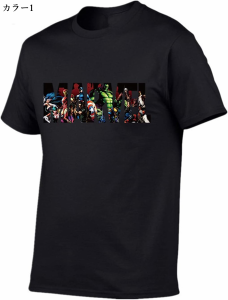 シャツ 夏服 Tシャツ メンズ マーベル/MARVEL 半袖 おしゃれ かわいい カジュアル ファション 吸汗 速乾 快適 通気性 ギフト プレゼント 