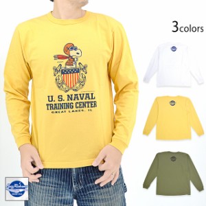 BUZZ×PEANUTSロングTシャツ「US NAVAL TRAINING CENTER」 BUZZ RICKSON'S BR69276 バズリクソンズ スヌーピー