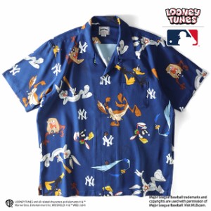 LOONEY TUNES × MLB アロハシャツ HOUSTON 41064 ヒューストン ルーニーチューンズ ベースボール