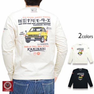 エイティーズロングTシャツ カミナリ KMLT-222 雷 エフ商会 昭和 レトロ 長袖 ホンダ シティ モトコンポ