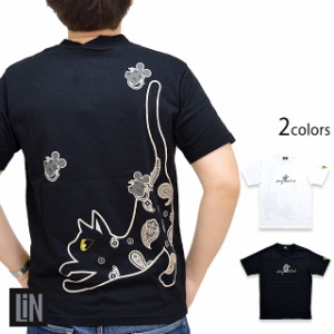 滑り台ラミで滑るアール半袖Tシャツ◆LIN