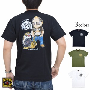 ライダーズベイビー＆タイガー半袖Tシャツ Native Gang Family NGF34-591 ネイティブギャングファミリー 虎