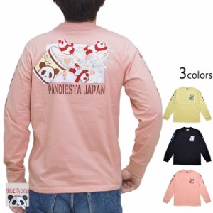 熊猫ヌードルロングTシャツ PANDIESTA JAPAN 561357 パンディエスタジャパン パンダ 長袖Tシャツ ロンT