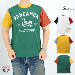 PANCAMDA 切替袖便利ポケットTシャツ PANDIESTA JAPAN 523363 パンディエスタジャパン パンダ アウトドア