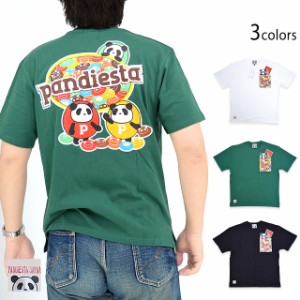 カラフルスイーツ半袖Tシャツ PANDIESTA JAPAN 554350 パンディエスタジャパン パンダ お菓子 ユニセックス