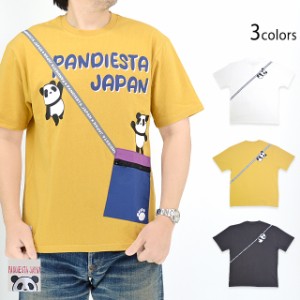 サコッシュ付き半袖Tシャツ PANDIESTA JAPAN 554355 パンディエスタジャパン パンダ ユニセックス