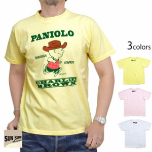 SUN SURF×PEANUTS半袖Tシャツ「PANIOLO」 SUN SURF SS78752 サンサーフ スヌーピー チャーリーブラウン
