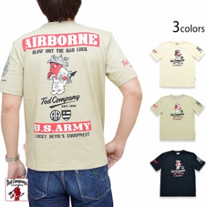 U.S.ARMY(2)半袖Tシャツ TEDMAN テッドマン TDSS-520 エフ商会 アメカジ ミリタリー アーミー