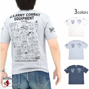 U.S.ARMY半袖Tシャツ TEDMAN テッドマン TDSS-564 エフ商会 アメカジ efu 赤鬼 ミリタリー