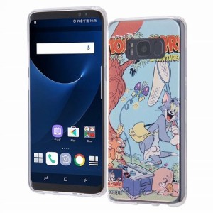 Galaxy S8 SC-02J SCV36 ケース ハードケース ハイブリッド トムとジェリー クラシックA カバー ギャラクシー エスエイト スマホカバー 