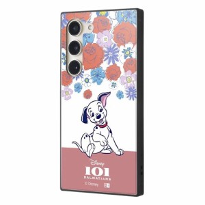 Galaxy S23 SC-51D SCG19 SM-S911C ケース ハードケース ハイブリッド ディズニー 耐衝撃 KAKU 子犬_フラワー カバー ギャラクシー エス 