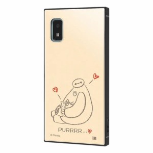 AQUOS wish2 AQUOS wish ケース ハードケース ハイブリッド ディズニー 耐衝撃 KAKU ベイマックスとモチ_ベージュ カバー SH-51C SHG08 A