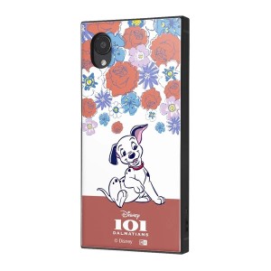 Galaxy A23 5G SC-56C SCG18 ケース ハードケース ハイブリッド ディズニー 耐衝撃 KAKU 子犬_フラワー カバー ギャラクシー エートゥエ