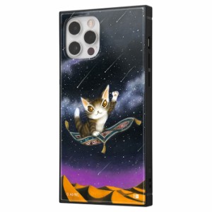 iPhone12 iPhone12 Pro ケース ハードケース ハイブリッド 猫のダヤン 耐衝撃 KAKU ダヤン_砂漠の流れ星 カバー アイフォン トゥエルブ 