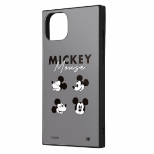 iPhone15 Plus ケース ハードケース ハイブリッド ディズニー KAKU ミッキーマウス_フェイス カバー アイフォン スマホケース