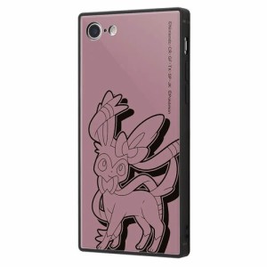 iPhone SE 第3世代 第2世代 SE3 SE2 iPhone 8 7 ケース ハードケース ハイブリッド ポケットモンスター 耐衝撃 KAKU ニンフィア_セレナ 