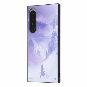 Xperia 1 IV SO-51C SOG06 XQ-CT44 A201SO ケース ハードケース ハイブリッド ディズニー 耐衝撃 KAKU エルサ_氷のお城 カバー ソニー エ