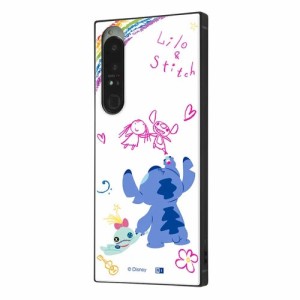 Xperia 1 IV SO-51C SOG06 XQ-CT44 A201SO ケース ハードケース ハイブリッド ディズニー 耐衝撃 KAKU リロ＆スティッチ 落 カバー ソニ