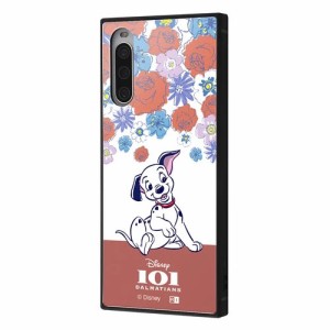 Xperia 10 IV SO-52C SOG07 A202SO XQ-CC44 ケース ハードケース ハイブリッド ディズニー 耐衝撃 KAKU 子犬_フラワー カバー Xperia 10 