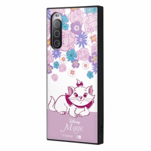 Xperia 10 V SO-52D SOG11 A302SO XQ-DC44 ケース ハードケース ハイブリッド ディズニー 耐衝撃 KAKU マリー_フラワー カバー ソニー Xp