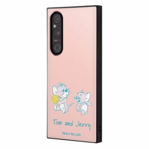 Xperia 1 V SO-51D SOG10 A301SO XQ-DQ44 ケース ハードケース ハイブリッド トムとジェリー 耐衝撃 KAKU ジェリーとタフィー_チーズ2 カ